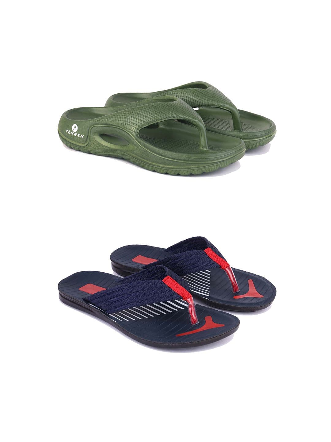 PENNEN Men Set Of 2 Thongs & Sandals - view 1