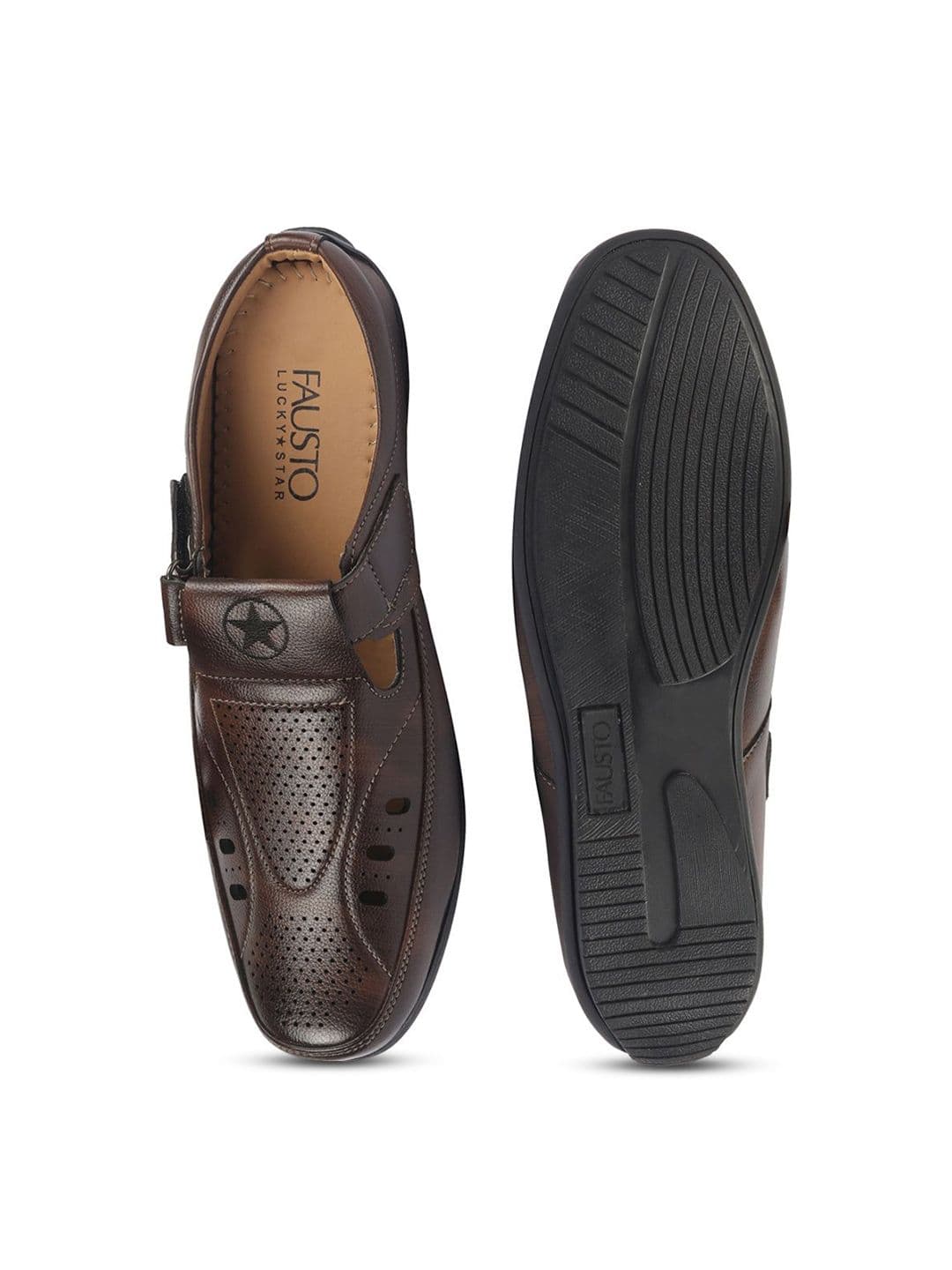 FAUSTO Men PU Comfort Sandals thumbnail 6