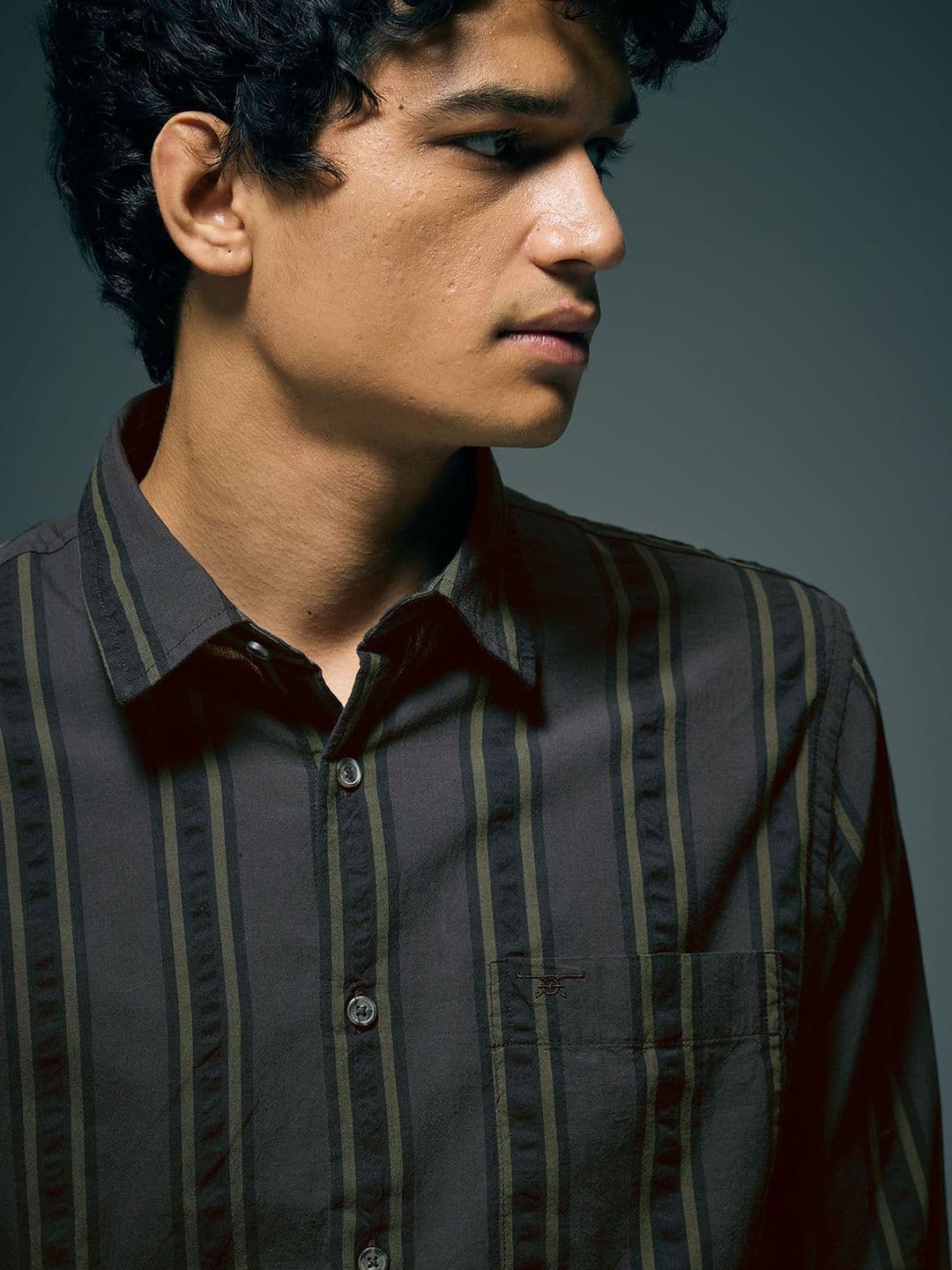Flying Machine Men Classic Striped Casual Shirt thumbnail 7