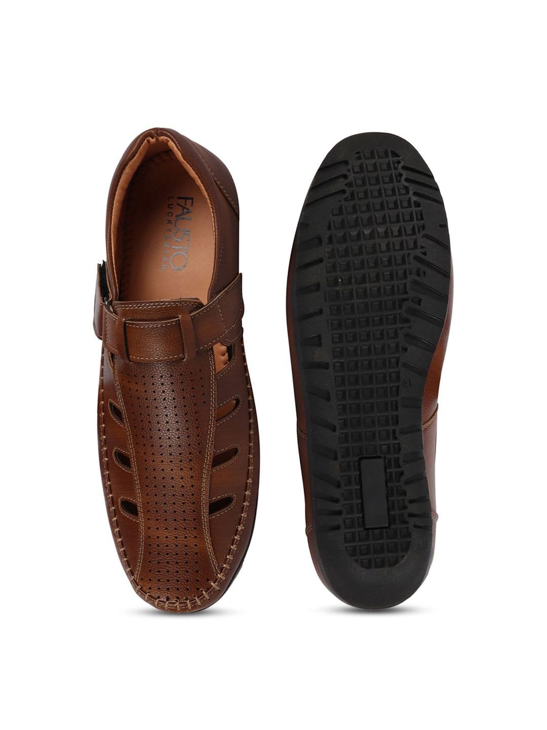 FAUSTO Men PU Comfort Sandals thumbnail 5