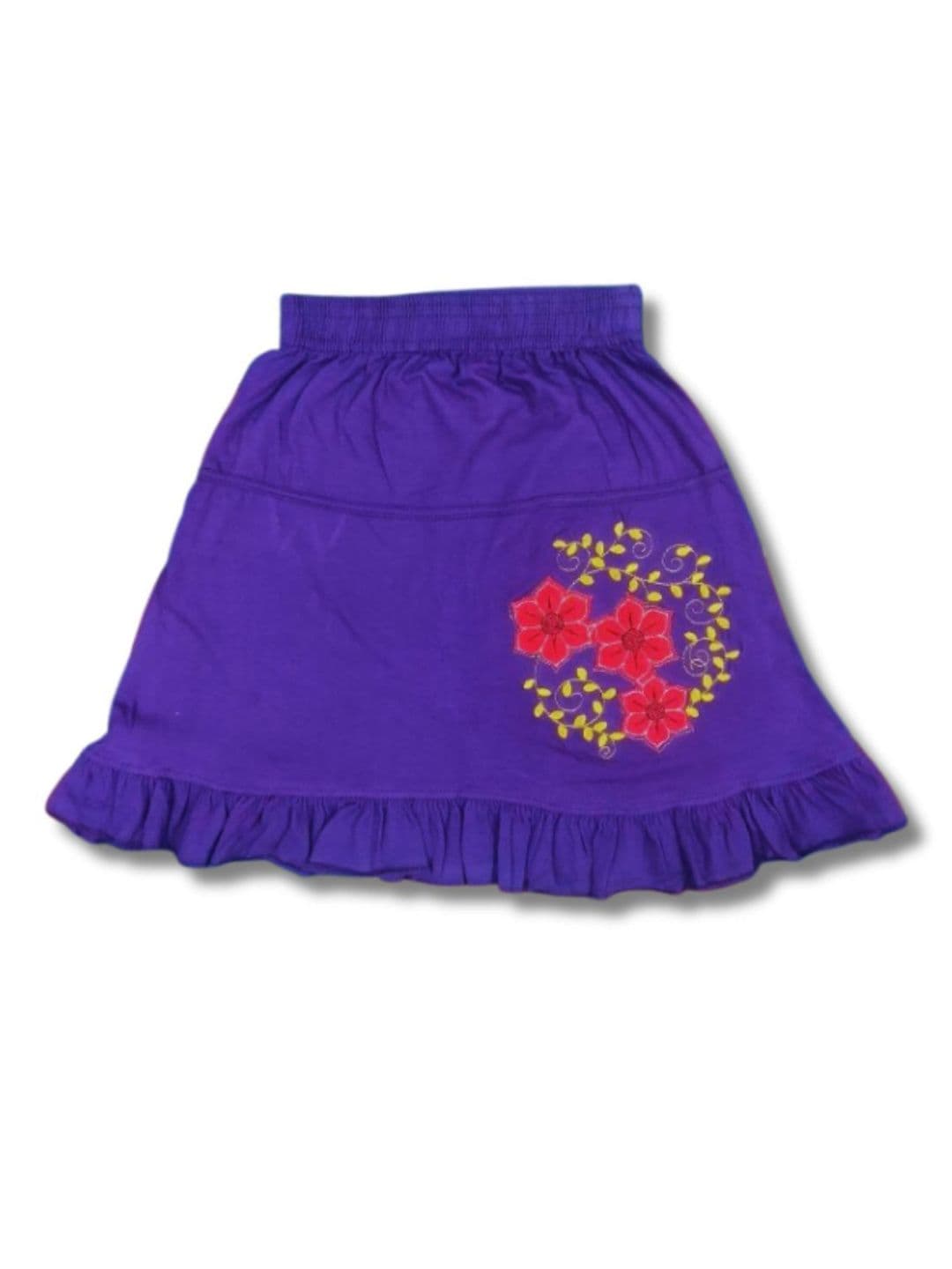 Seyor 3Pcs Infant Girls Self Design Pure Cotton Flared Maxi Skirt thumbnail 3