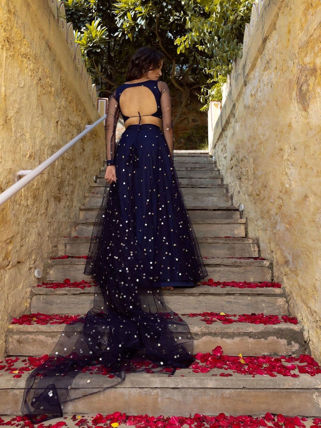 DEASHA INDIA Embroidered Ready to Wear Lehenga & Blouse With Dupatta thumbnail 5