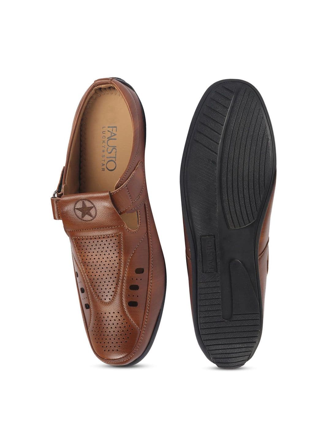 FAUSTO Men PU Comfort Sandals thumbnail 5