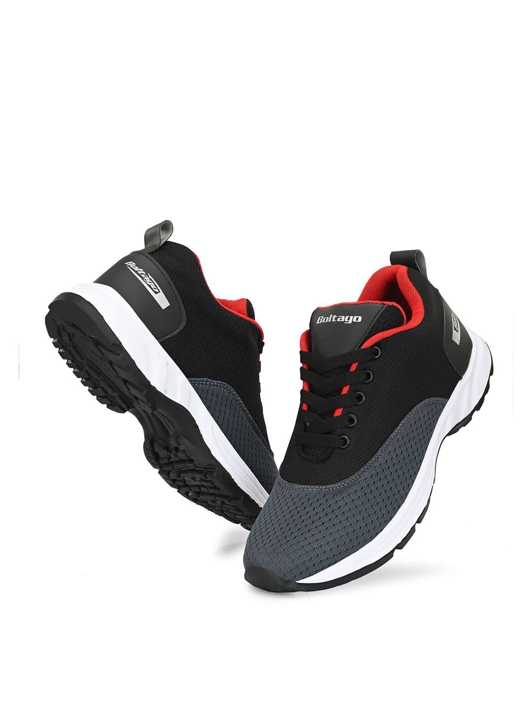 BOLTAGO Men Mesh Running Non-Marking Shoes - view 1