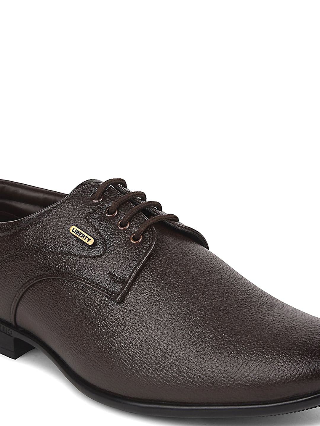 Liberty Men Textured Formal Derbys thumbnail 6