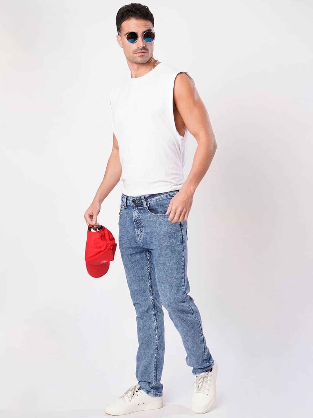 The Roadster Lifestyle Co Stretchable Slim-Fit Jeans thumbnail 5
