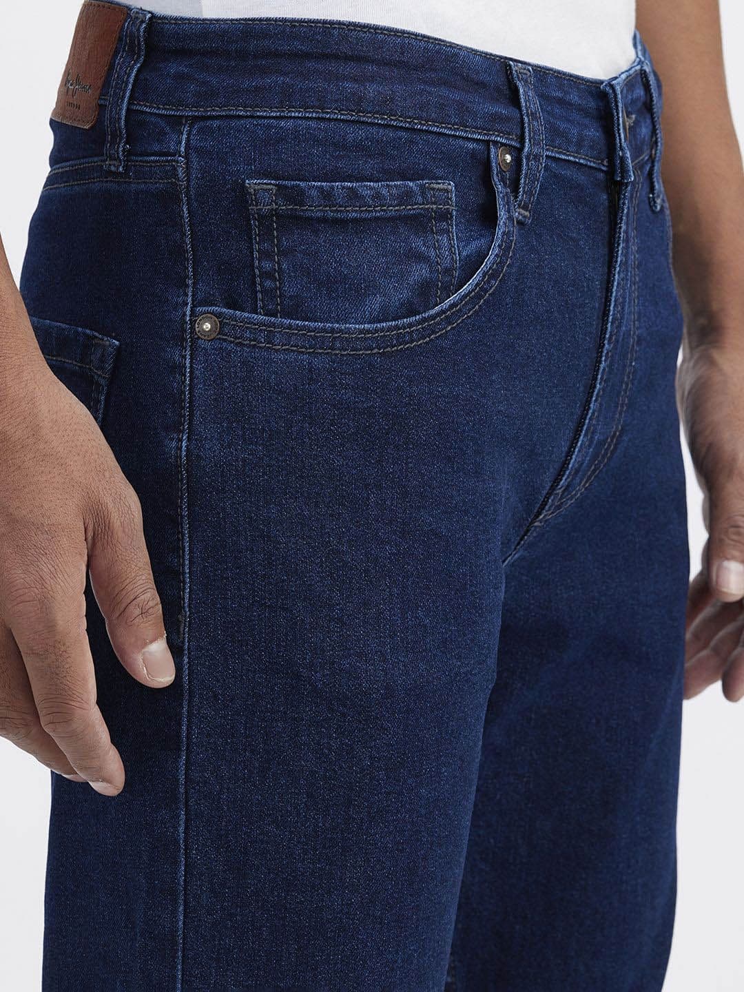 Pepe Jeans Men Straight Fit Mid-Rise Stretchable Jeans thumbnail 3