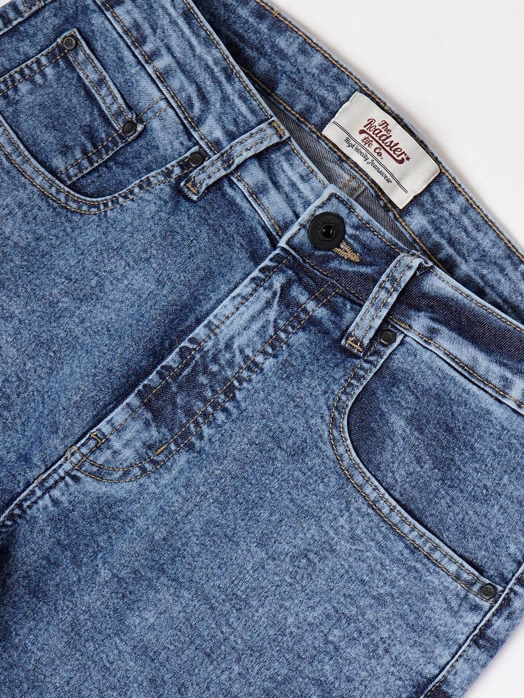 The Roadster Lifestyle Co Stretchable Slim-Fit Jeans thumbnail 4