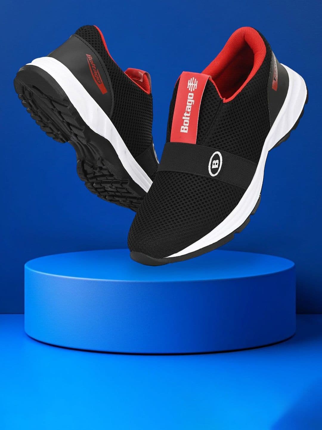 BOLTAGO Men Mesh Running Non-Marking Shoes - view 1