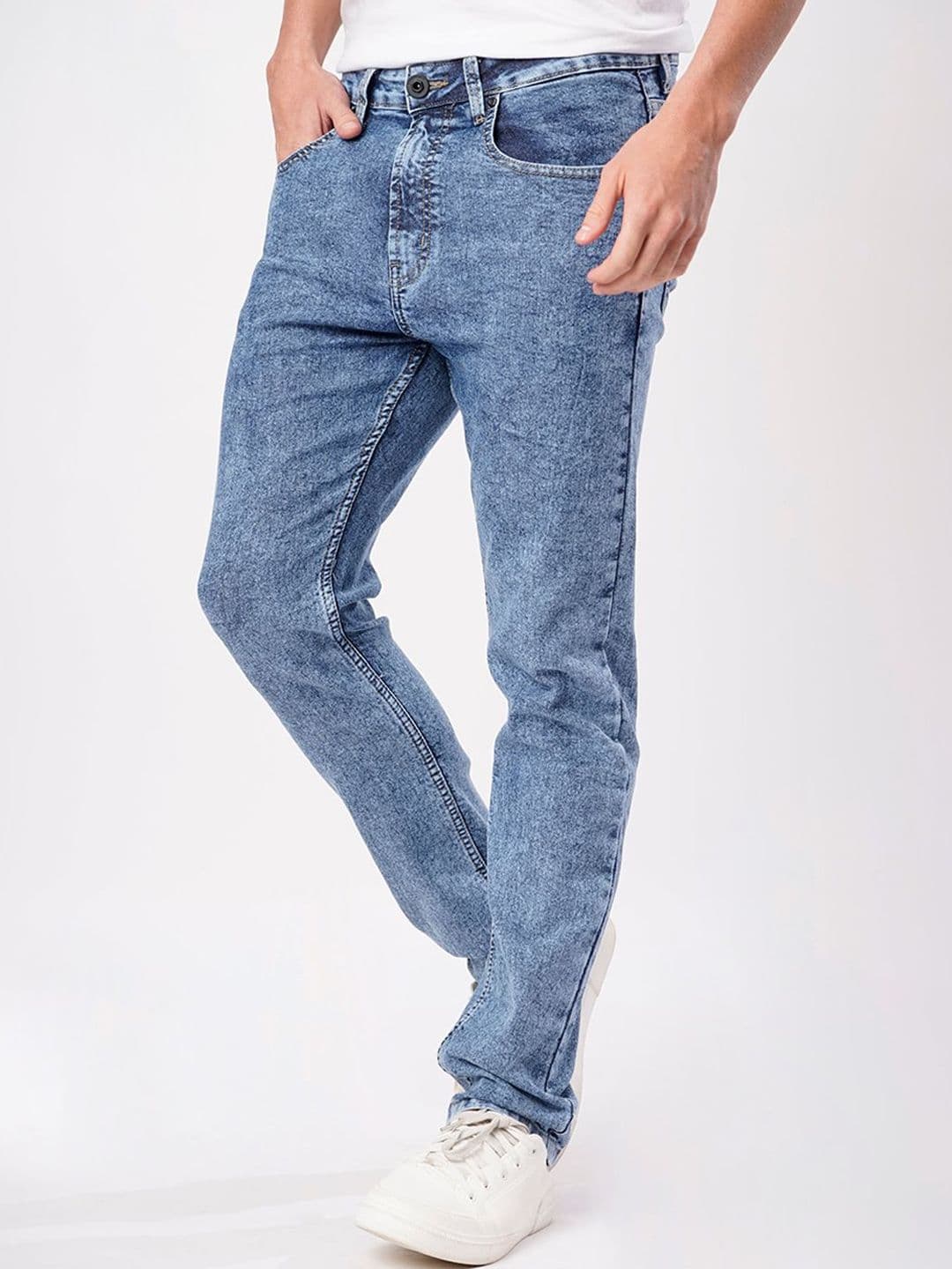 The Roadster Lifestyle Co Stretchable Slim-Fit Jeans thumbnail 7