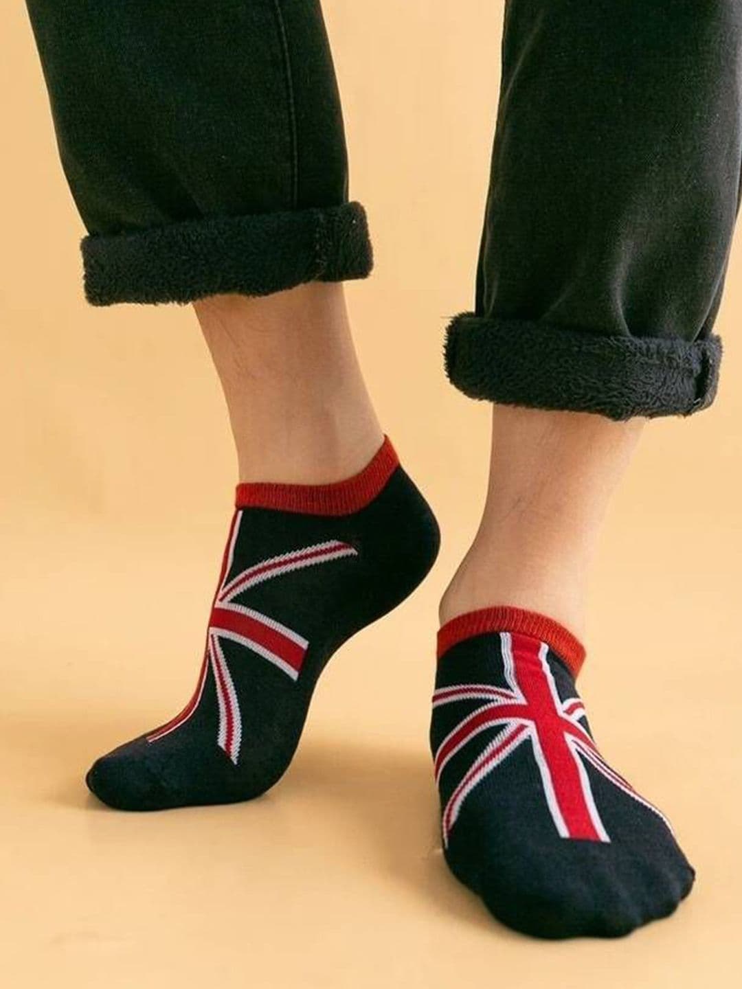 MJE Pack Of 5 Patterned Ankle Length Socks thumbnail 6