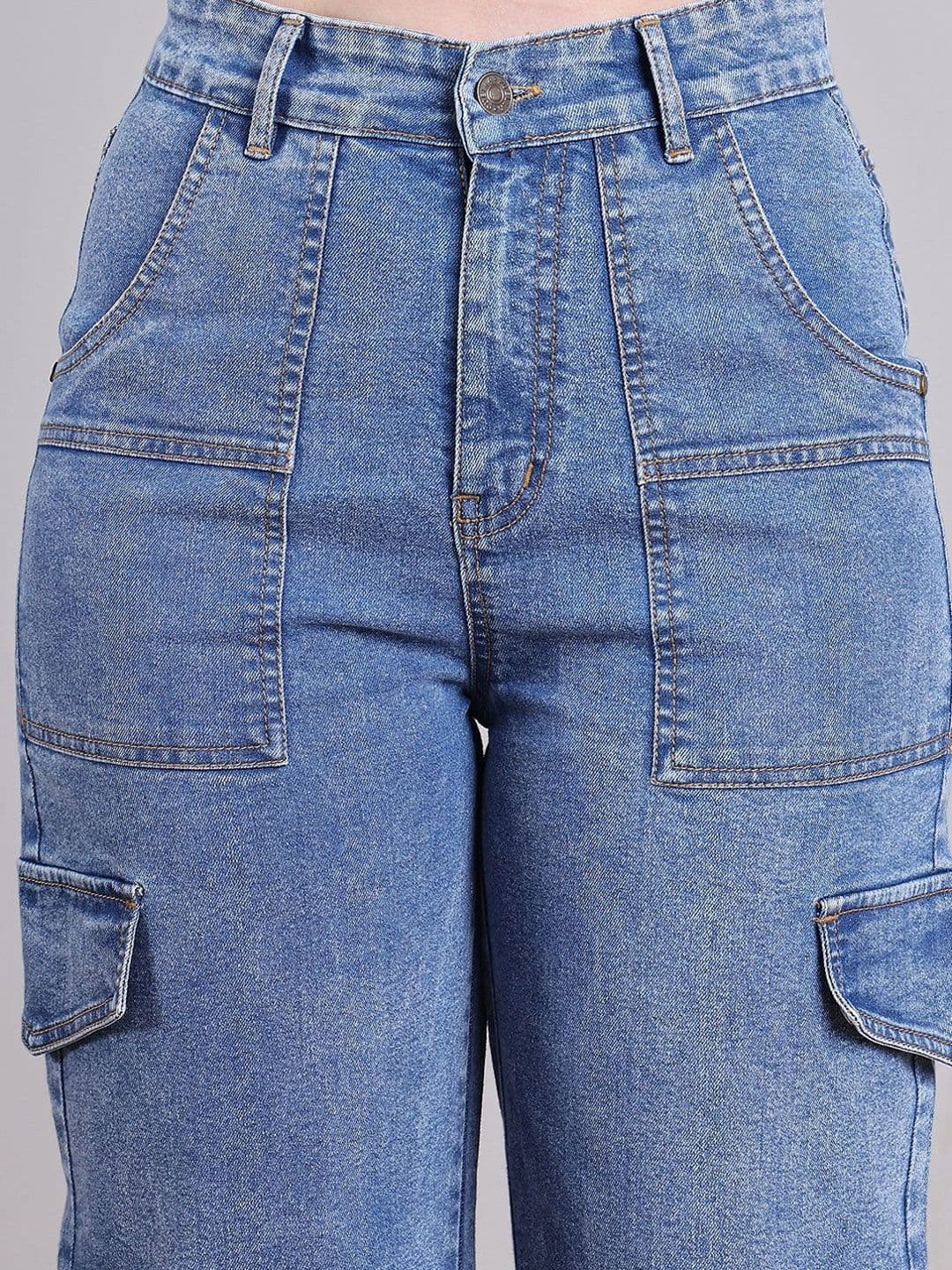 PUELLA Women Straight Fit High-Rise Light Fade Jeans thumbnail 3