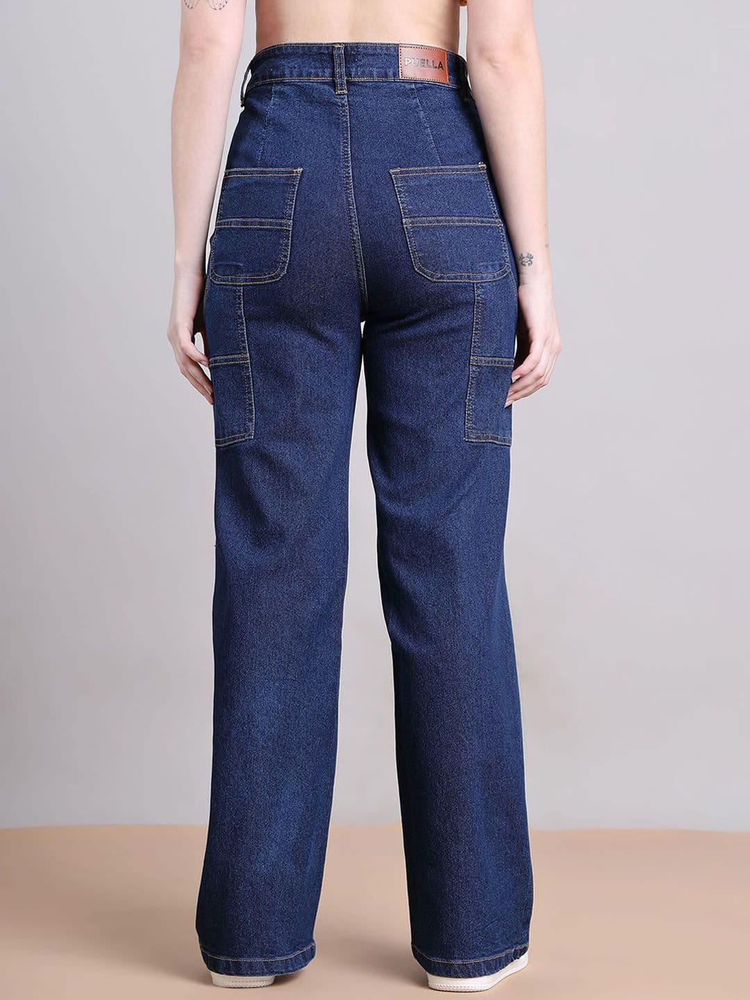 PUELLA Women Straight Fit High-Rise Stretchable Jeans thumbnail 7