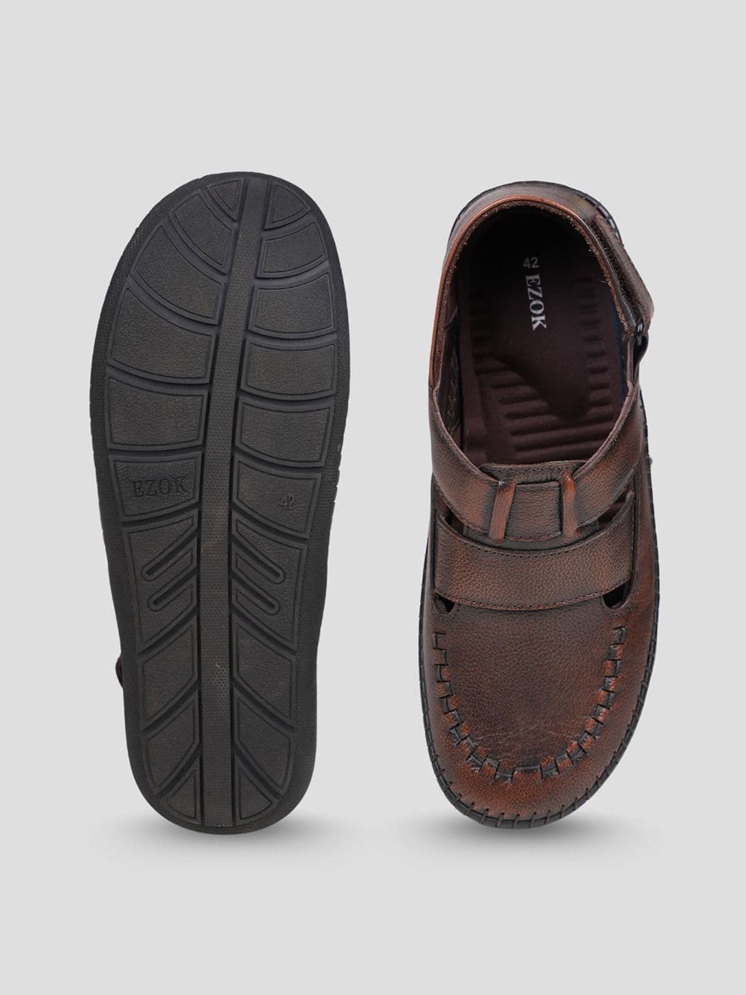 EZOK Men Leather Comfort Sandals thumbnail 7