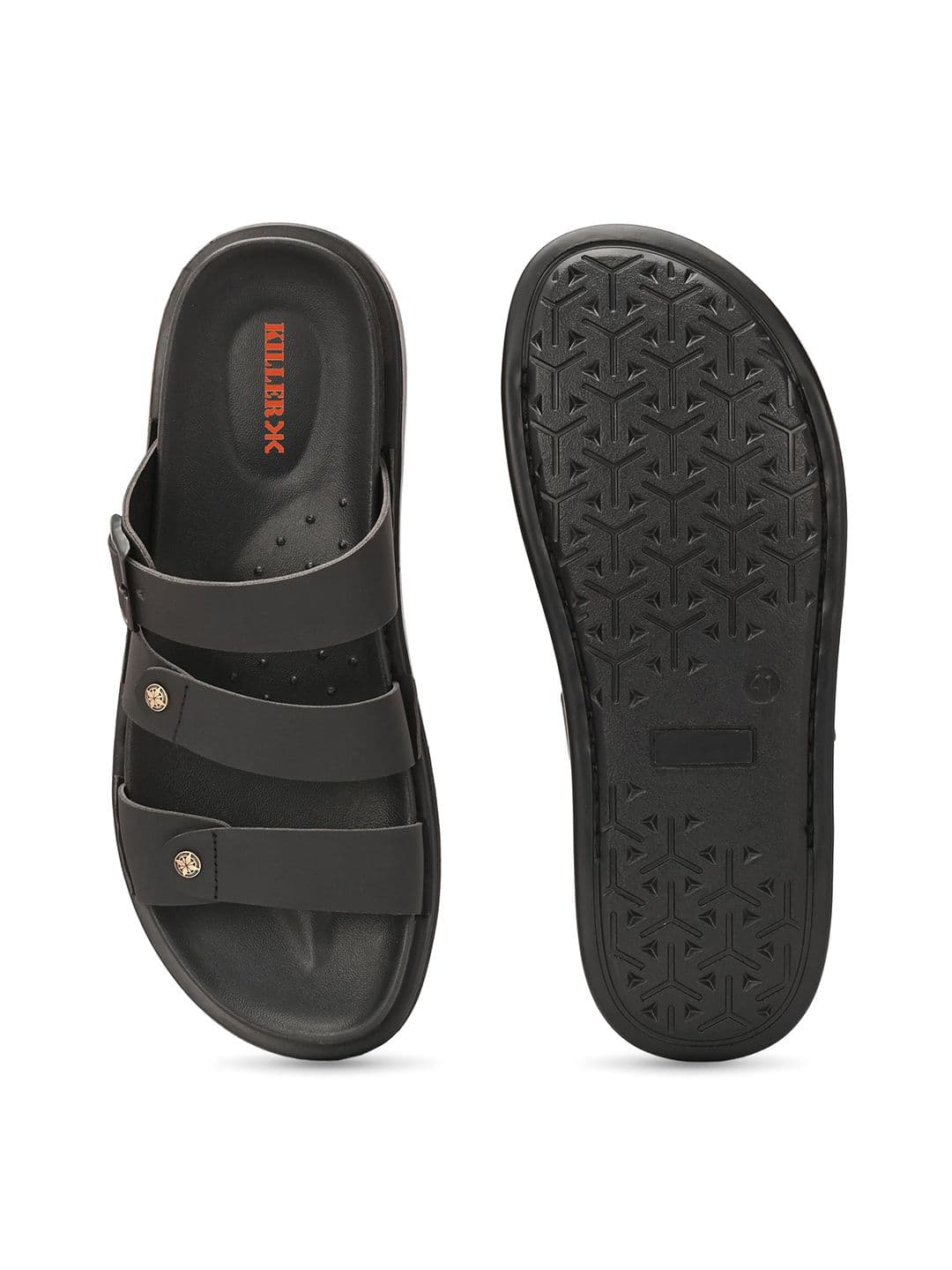 Killer Men Solid Comfort Sandals thumbnail 2