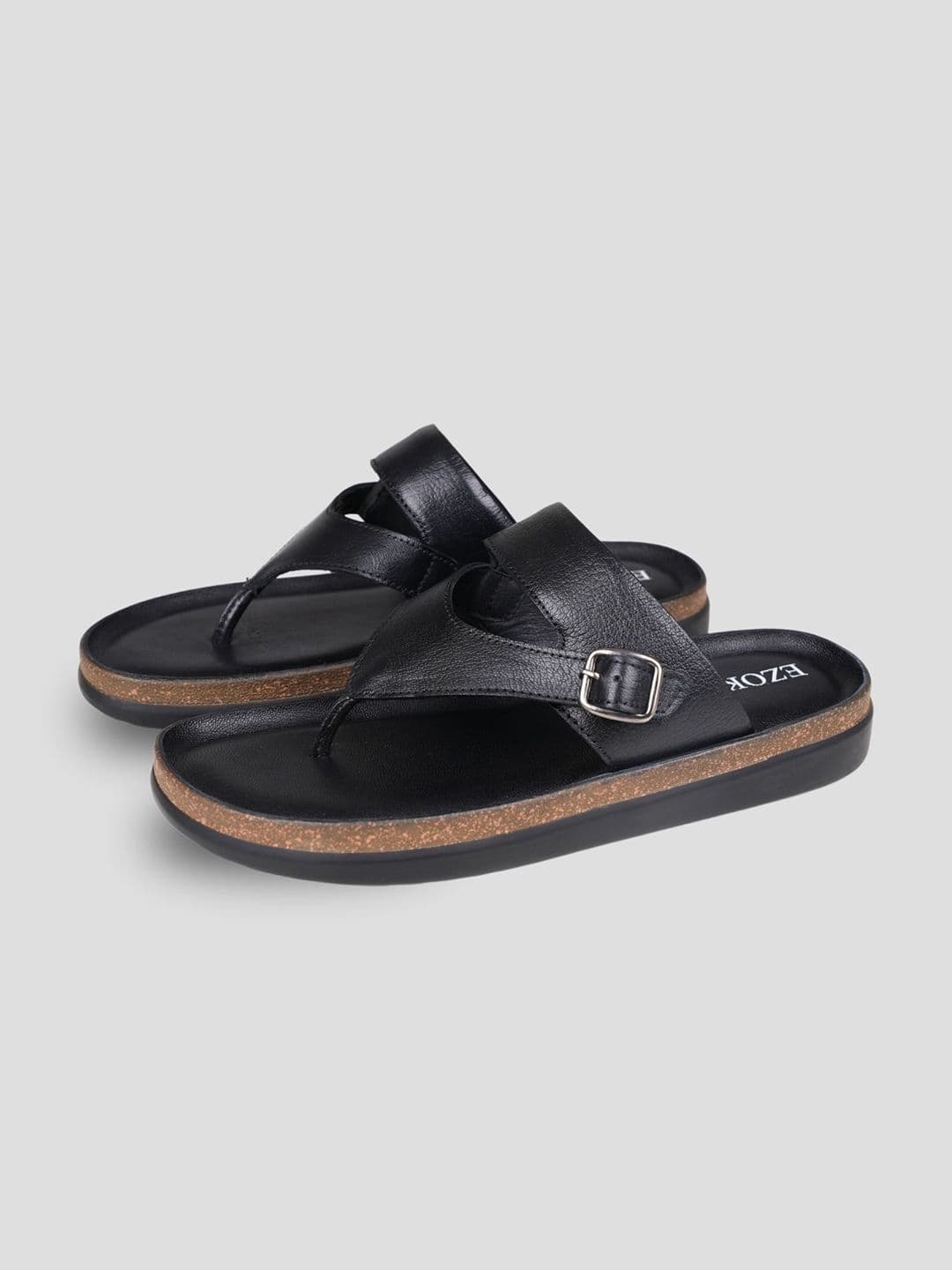 EZOK Men Leather Comfort Sandals thumbnail 3