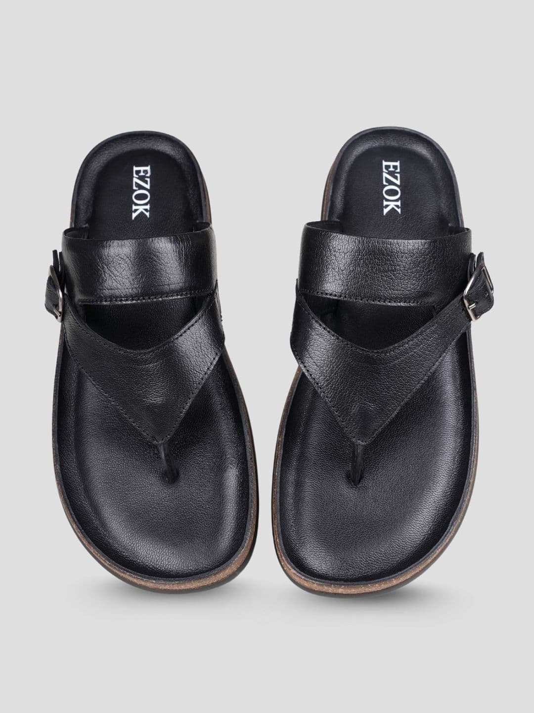 EZOK Men Leather Comfort Sandals thumbnail 6