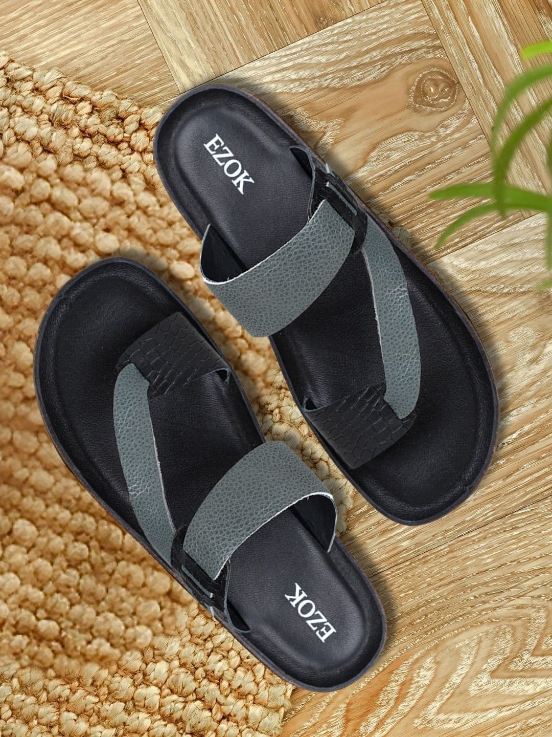 EZOK Men Leather Comfort Sandals - view 1