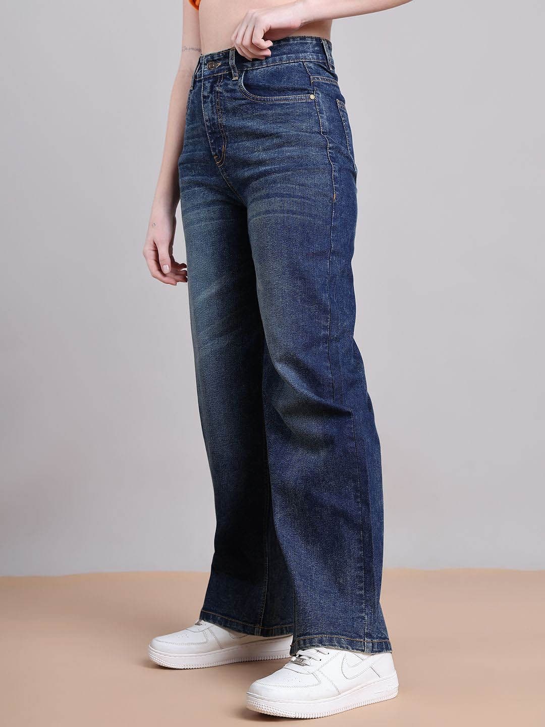 PUELLA Women Straight Fit High-Rise Jeans thumbnail 3