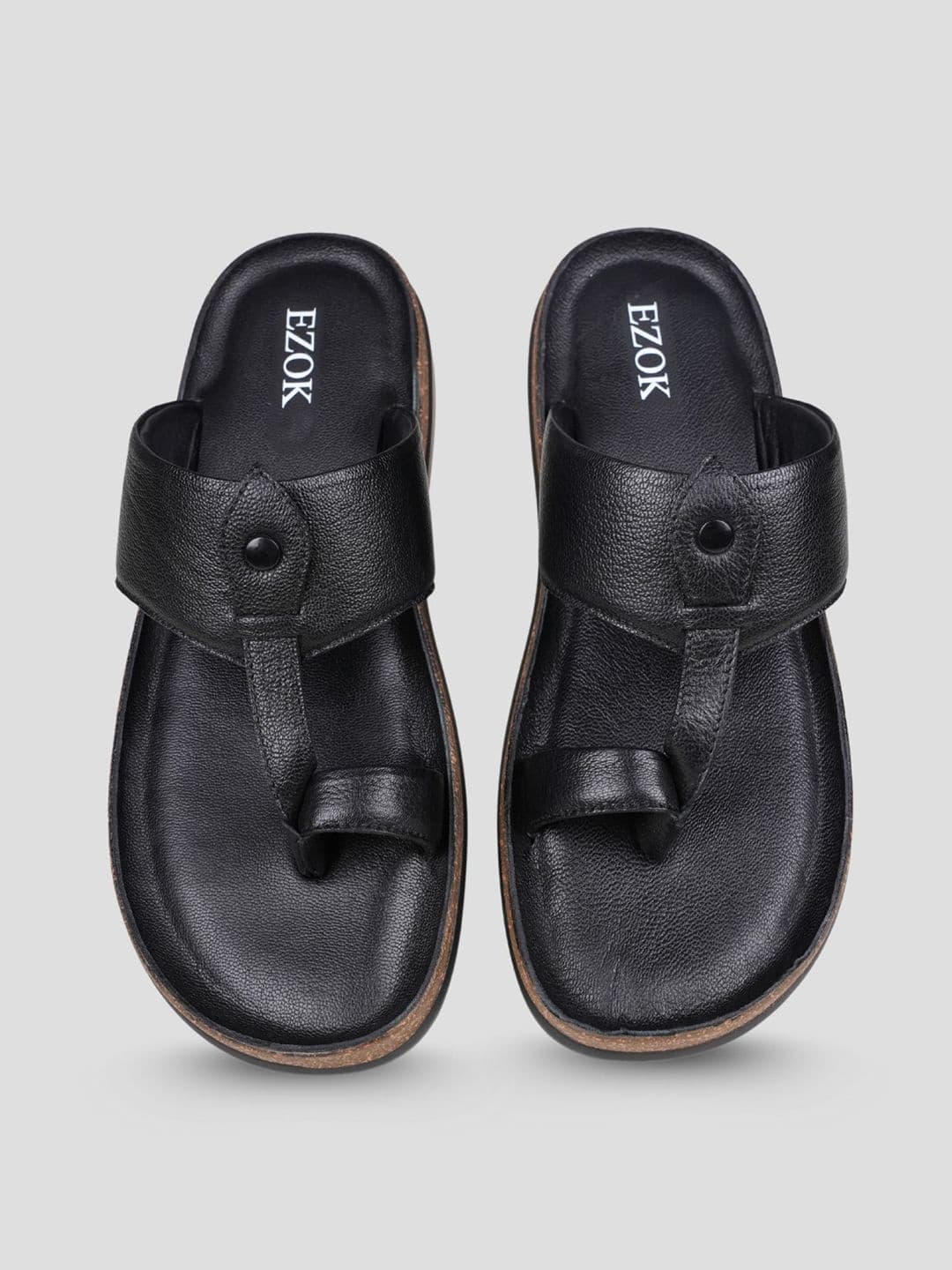 EZOK Men Leather Comfort Sandals thumbnail 7