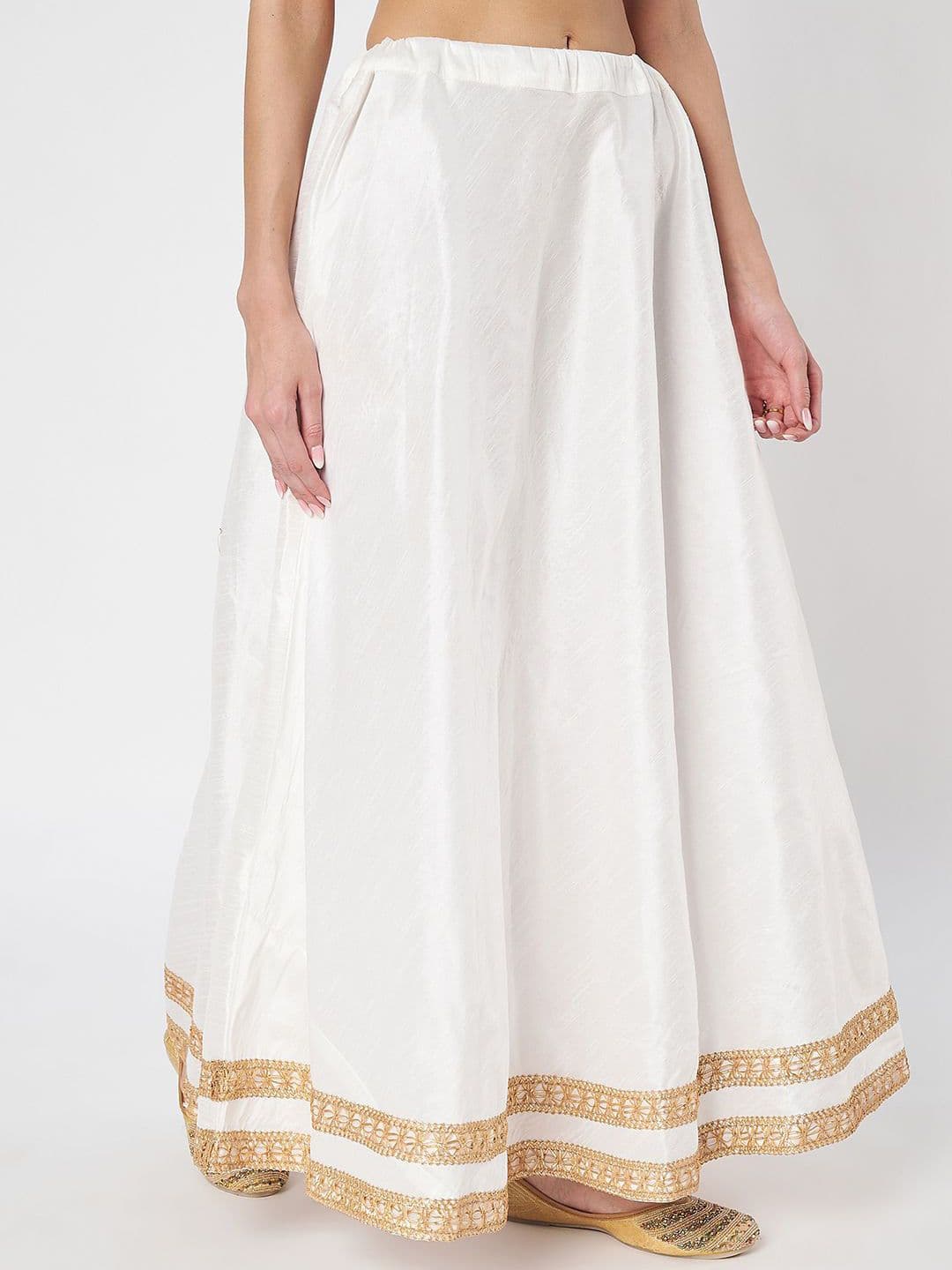 studio rasa Embellished A-Line Maxi Bias Skirt thumbnail 6