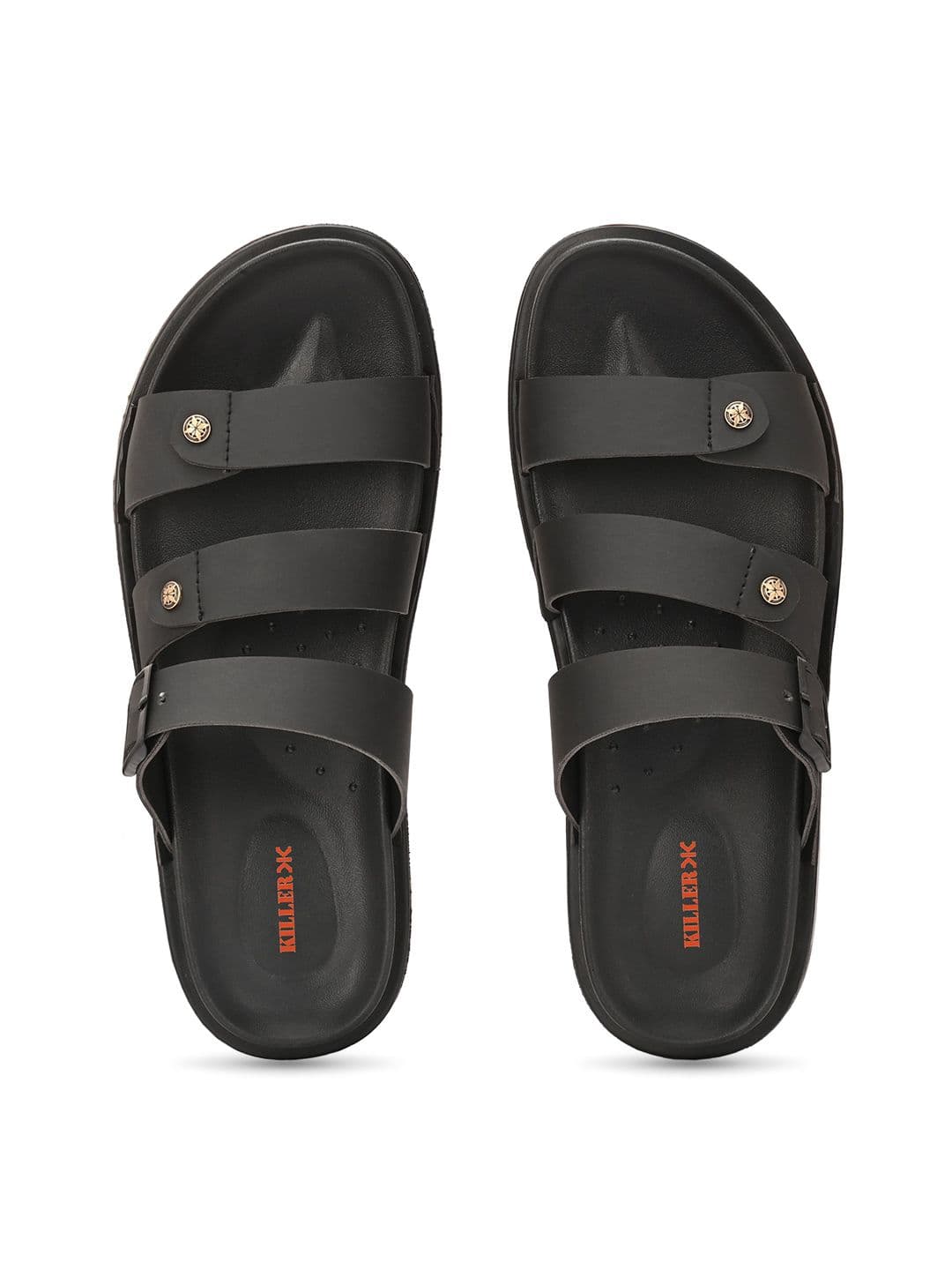 Killer Men Solid Comfort Sandals thumbnail 4