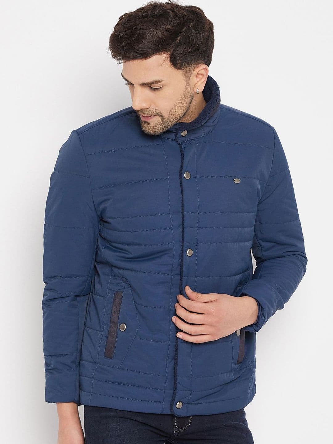 Duke Mock Collar Bomber Jacket thumbnail 3
