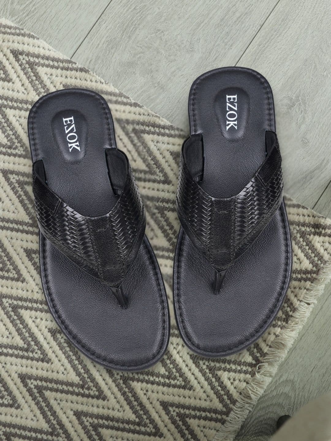 EZOK Men Leather Comfort Sandals - view 1