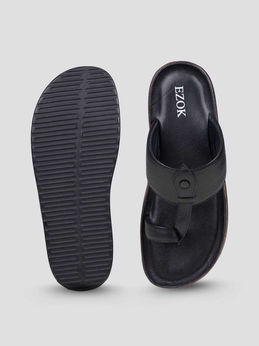 EZOK Men Leather Comfort Sandals thumbnail 6