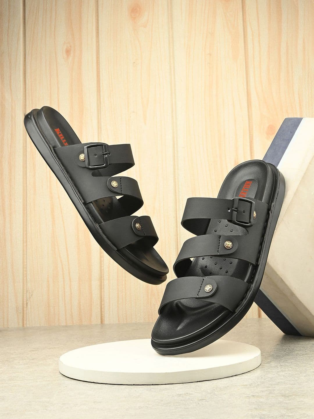 Killer Men Solid Comfort Sandals - view 1
