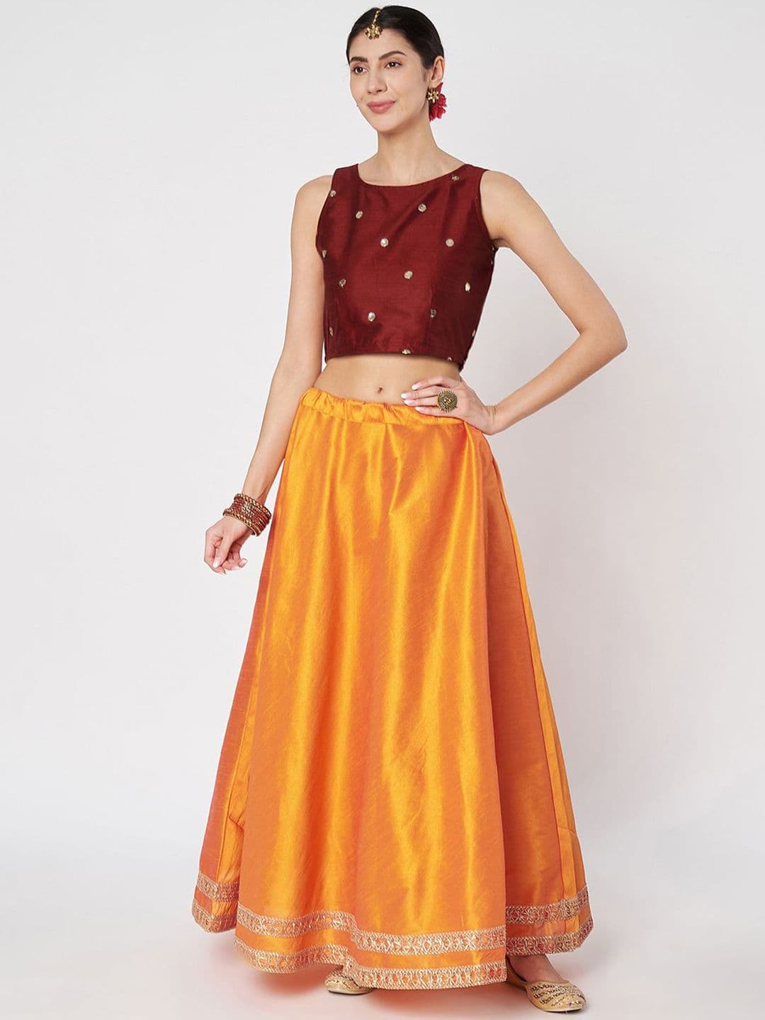 studio rasa Embellished A-Line Maxi Skirt thumbnail 6