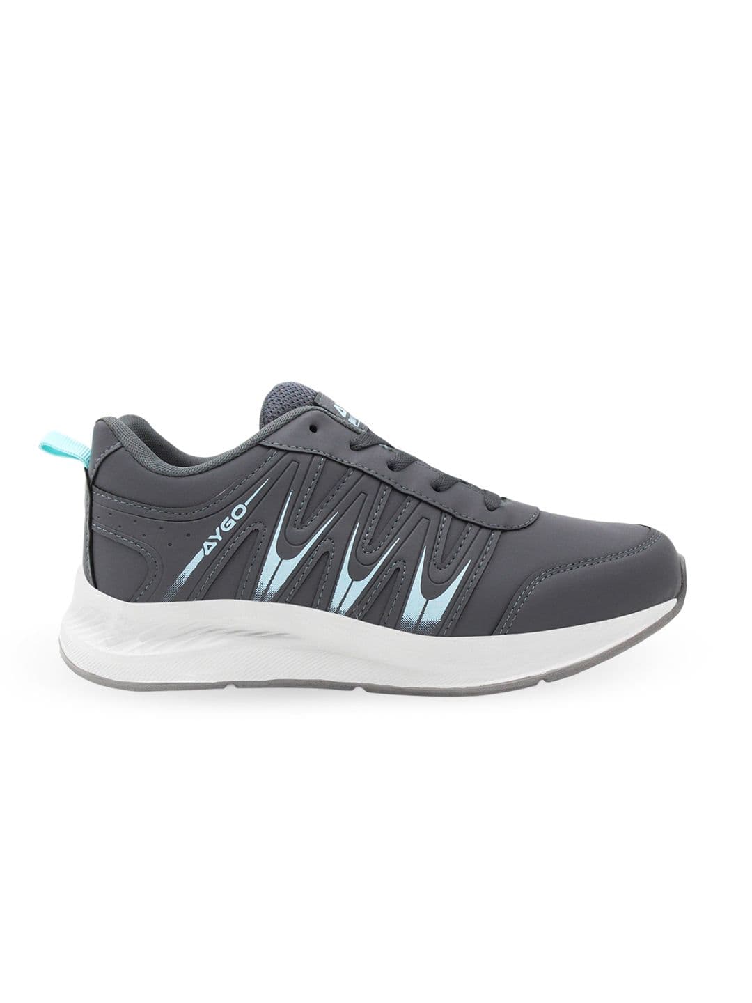 AYGO Men Running Non-Marking Lace-Ups Sports Shoes thumbnail 5