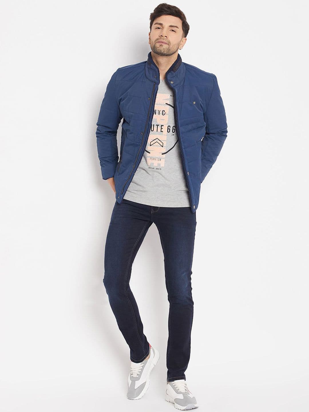 Duke Mock Collar Bomber Jacket thumbnail 4