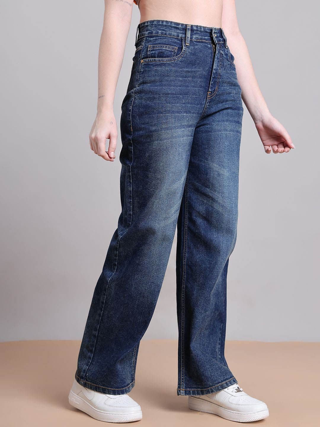 PUELLA Women Straight Fit High-Rise Jeans thumbnail 4