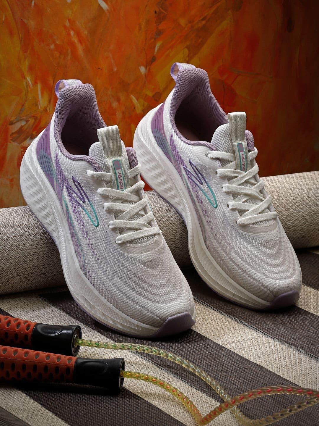 Action Women Mesh Running Non-Marking Lace Ups Shoes - view 1
