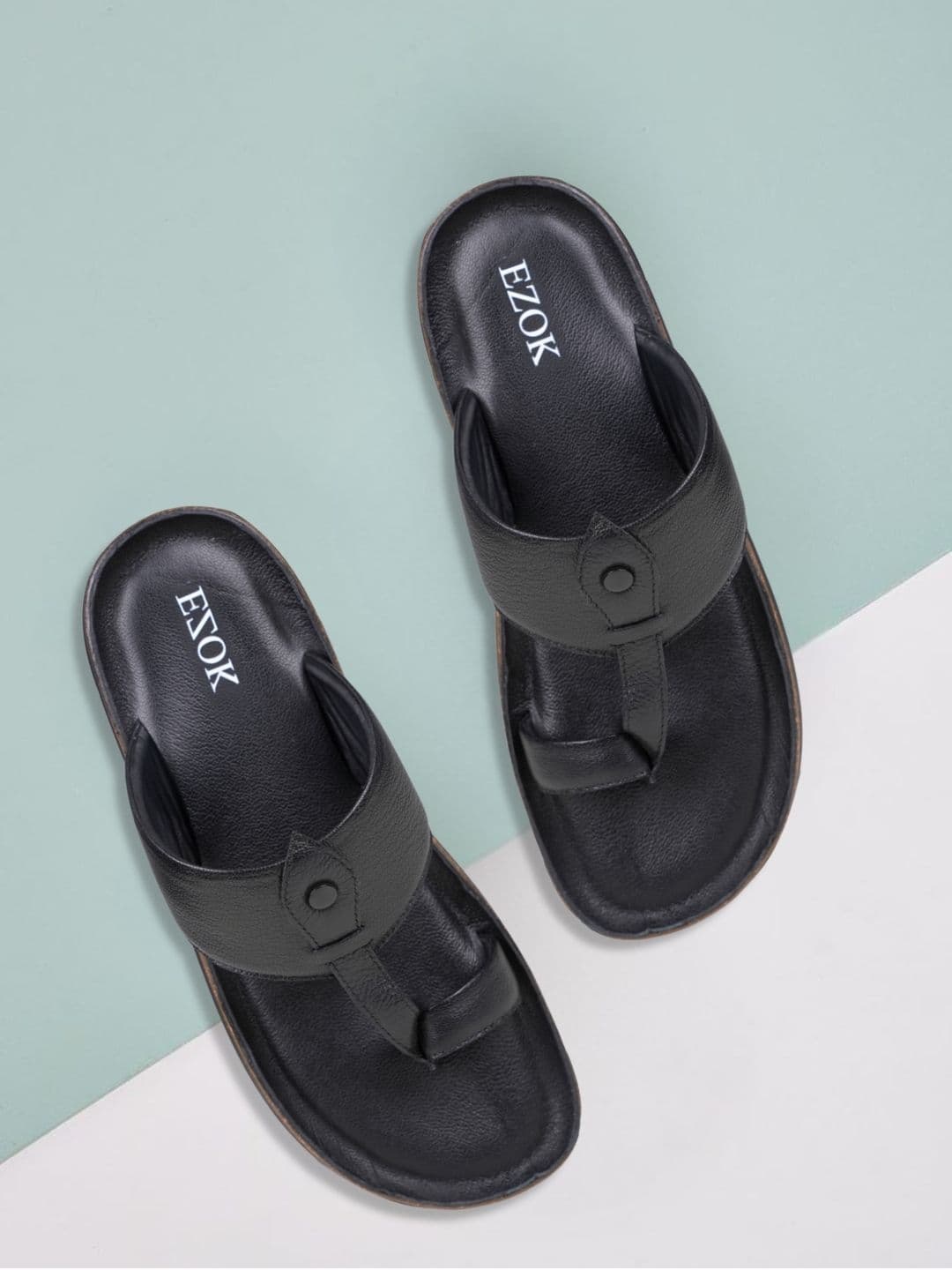 EZOK Men Leather Comfort Sandals - view 1