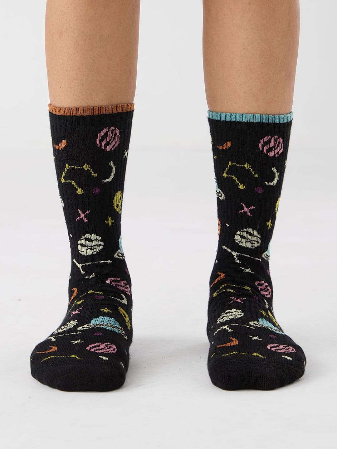 The Souled Store Men Above Ankle Length Souled Socks: Trippy Space - view 1