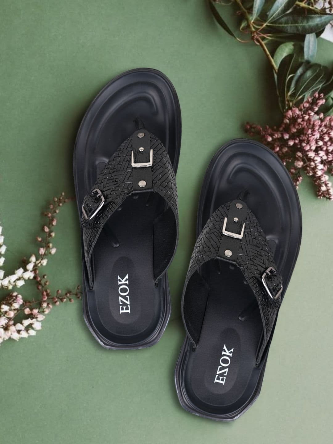 EZOK Men Leather Comfort Sandals - view 1