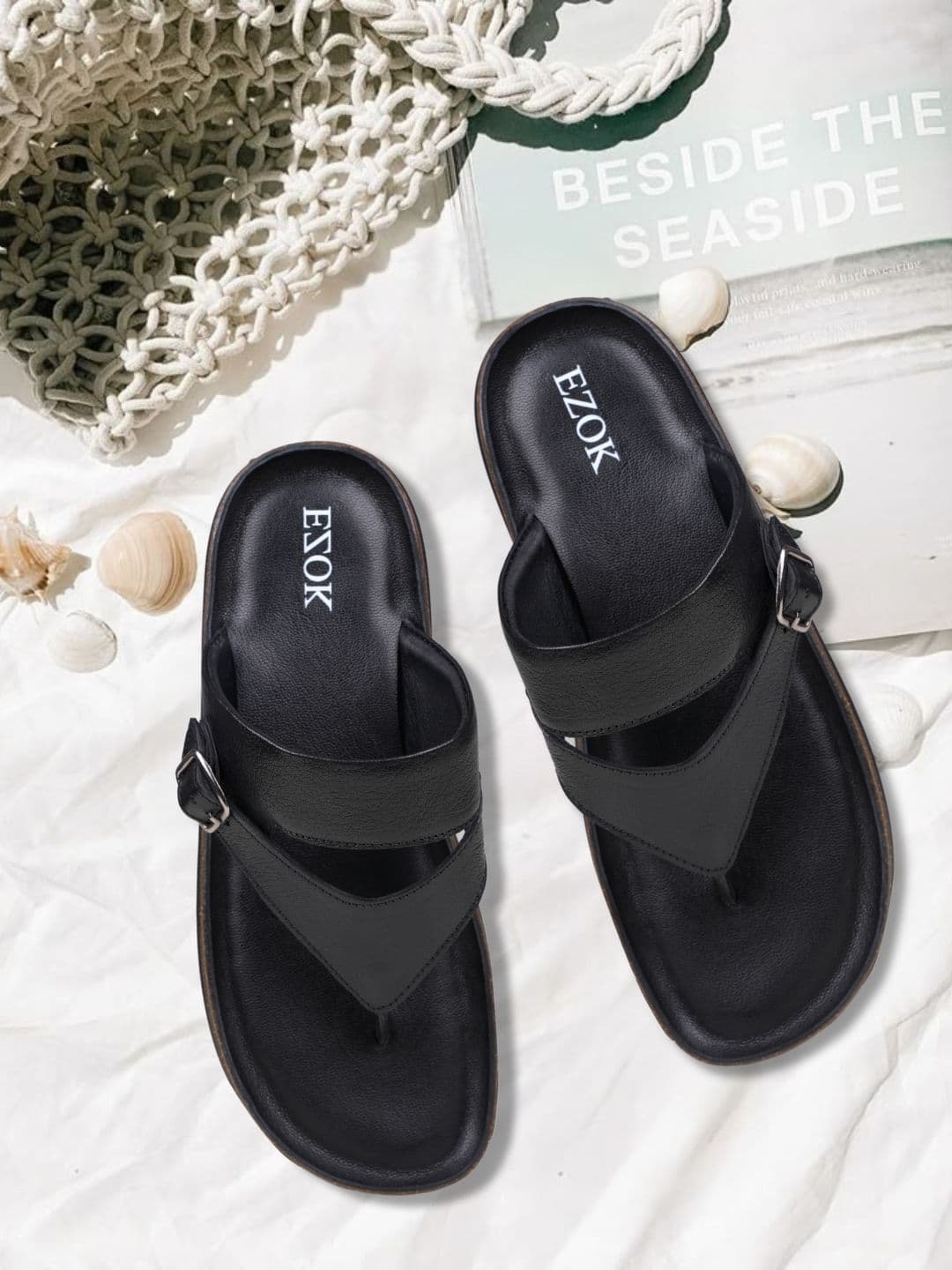 EZOK Men Leather Comfort Sandals - view 1
