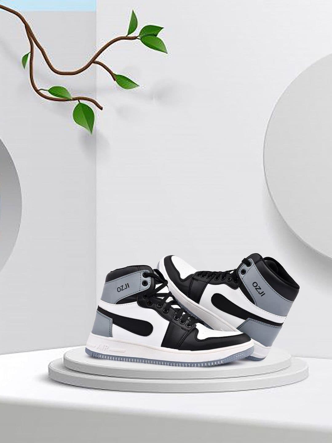OZJI Men High-Top Basketball Non-Marking Basketball Sports Shoes - view 1