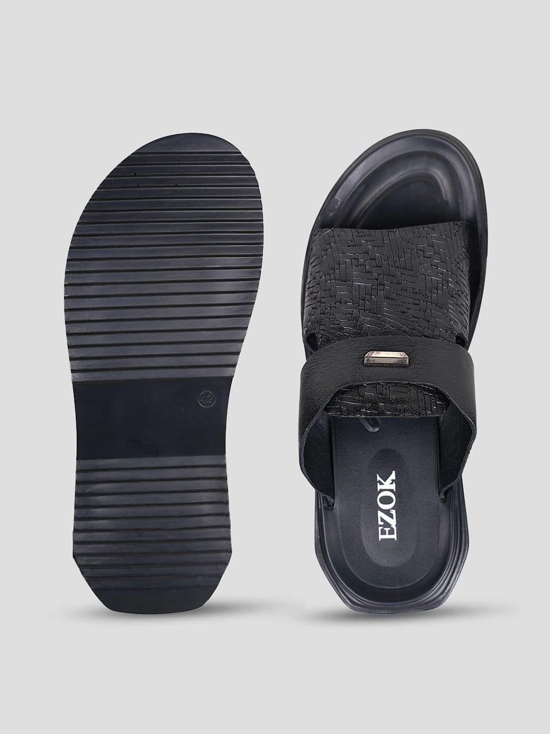 EZOK Men Leather Comfort Sandals thumbnail 3
