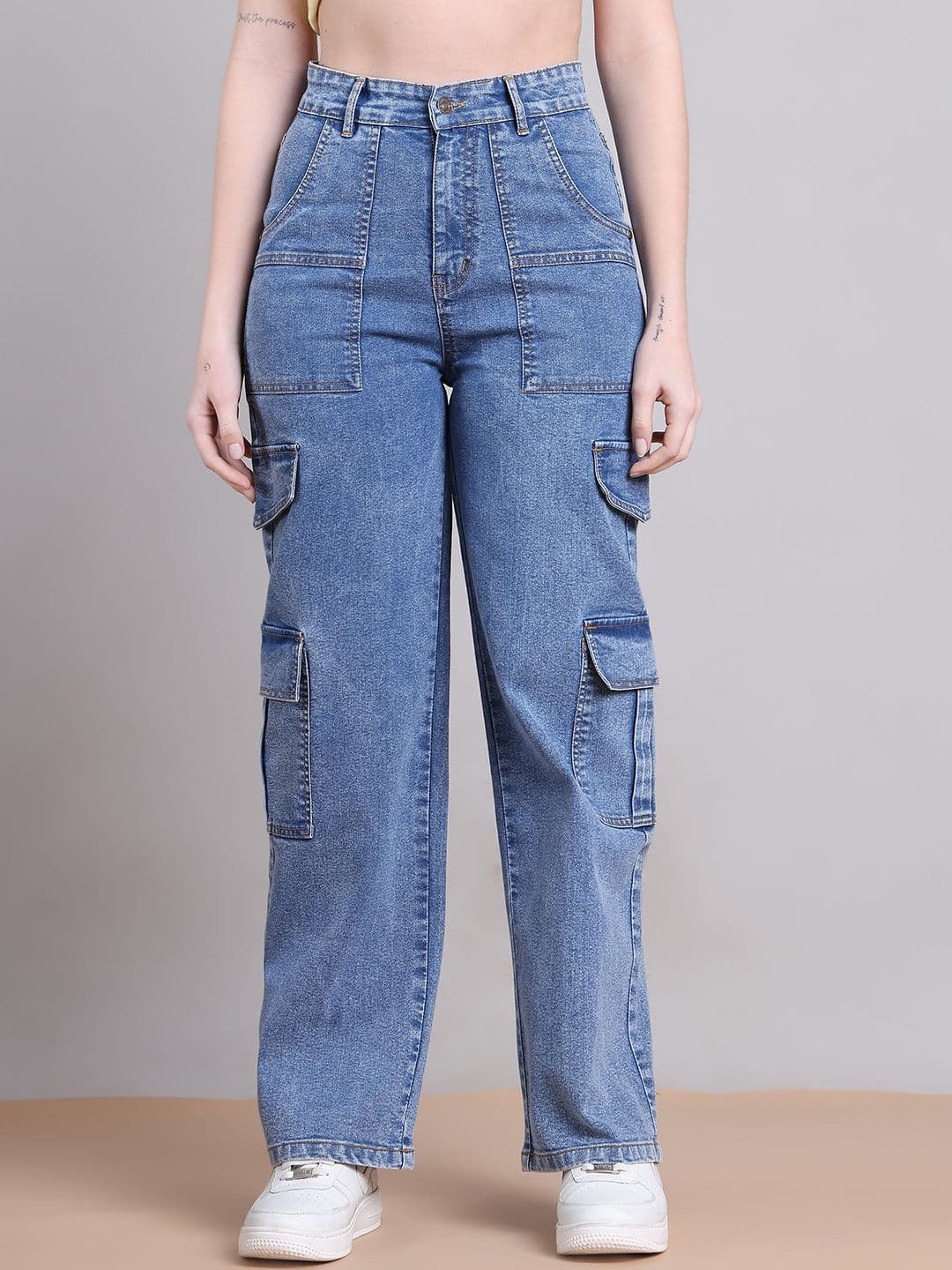 PUELLA Women Straight Fit High-Rise Light Fade Jeans - view 1
