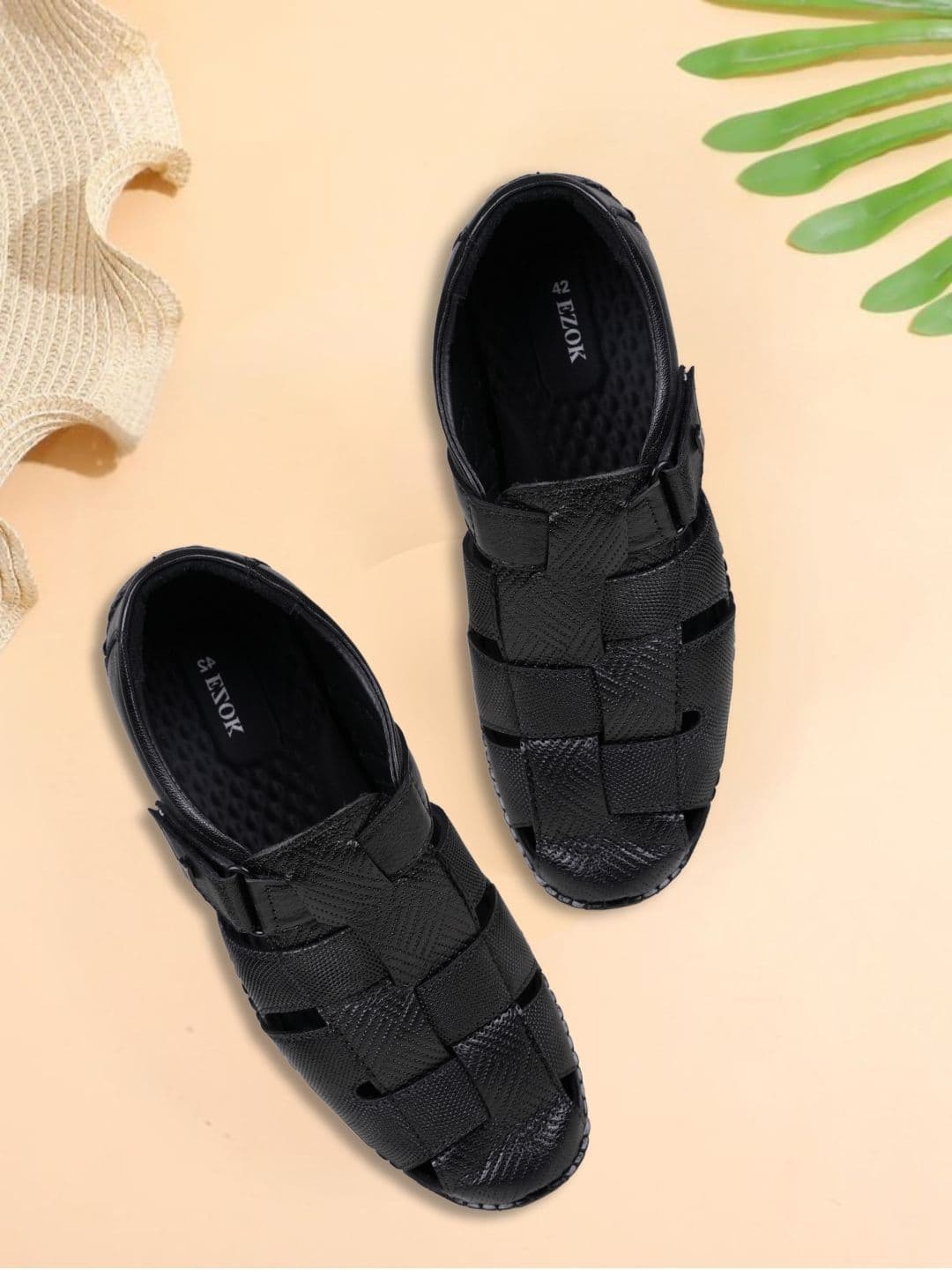 EZOK Men Leather Fisherman Sandals - view 1