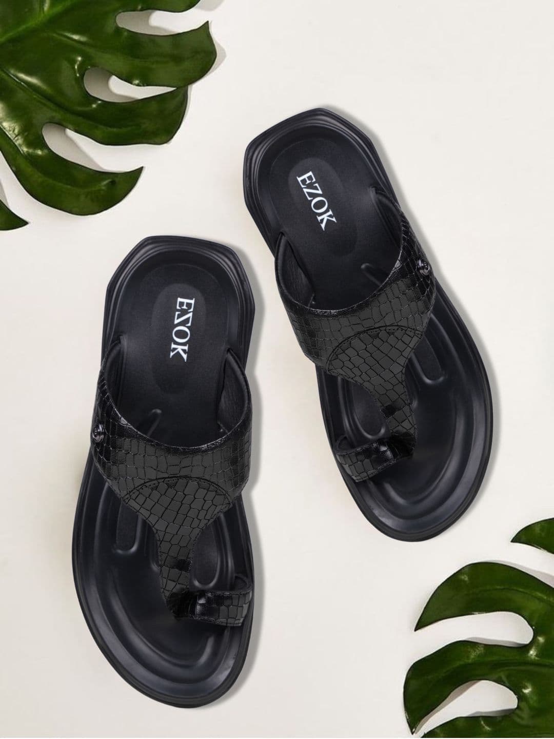 EZOK Men Leather Comfort Sandals - view 1