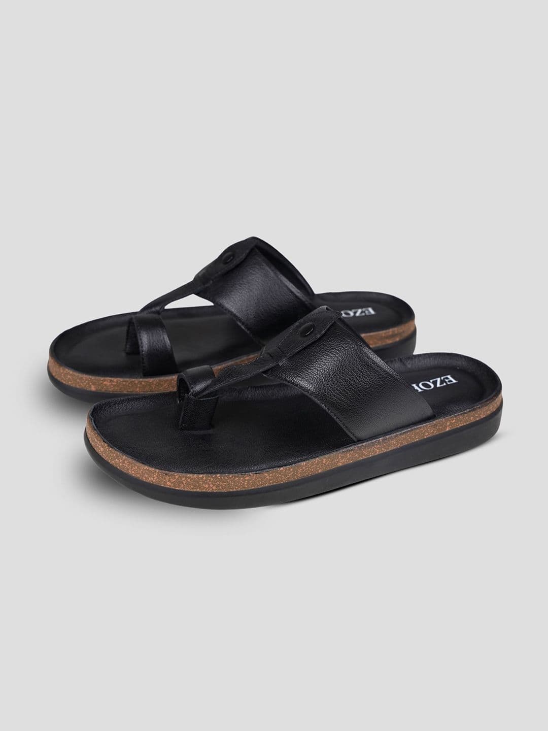 EZOK Men Leather Comfort Sandals thumbnail 5