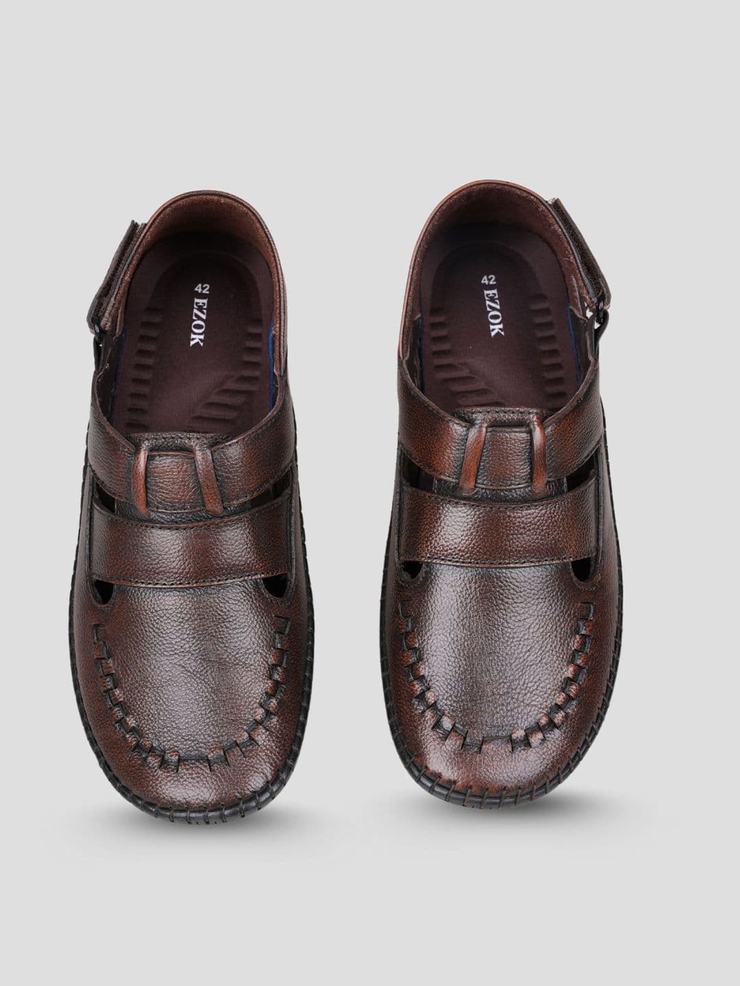 EZOK Men Leather Comfort Sandals thumbnail 4