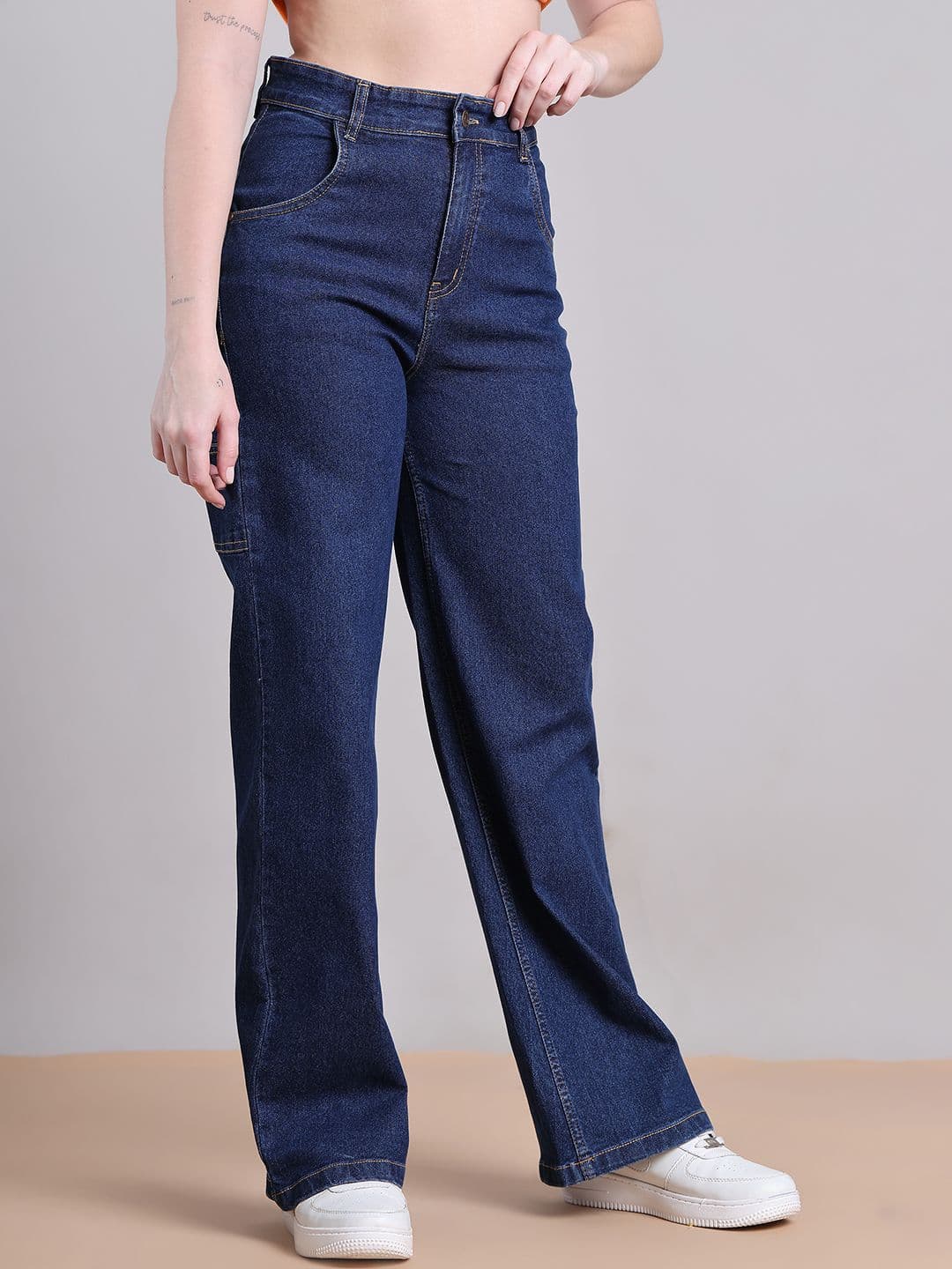 PUELLA Women Straight Fit High-Rise Stretchable Jeans thumbnail 5