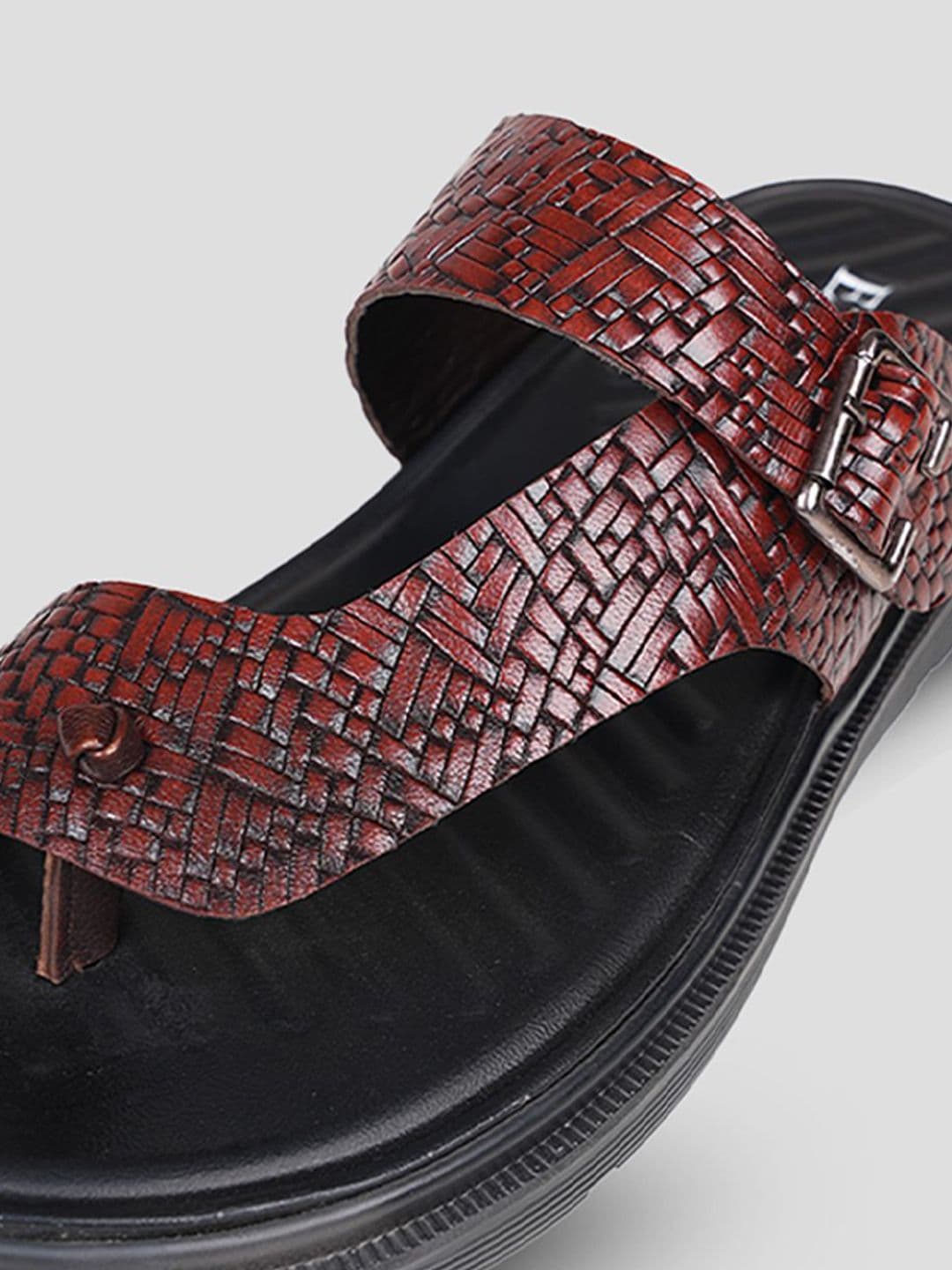 EZOK Men Leather Buckle Comfort Sandals thumbnail 4