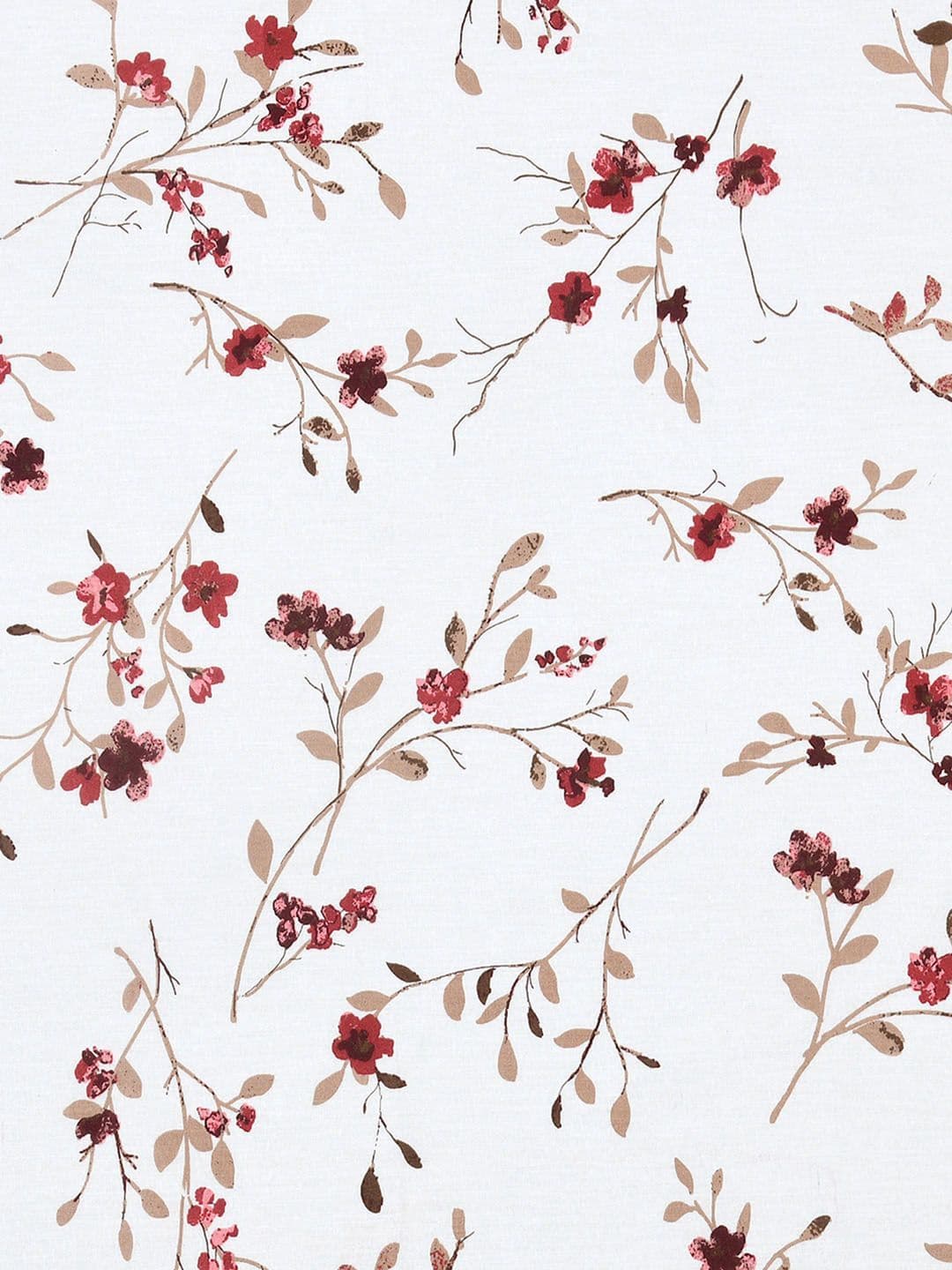 haus & kinder 144 TC Floral Printed Queen Bedsheet with 2 Pillow Covers thumbnail 5