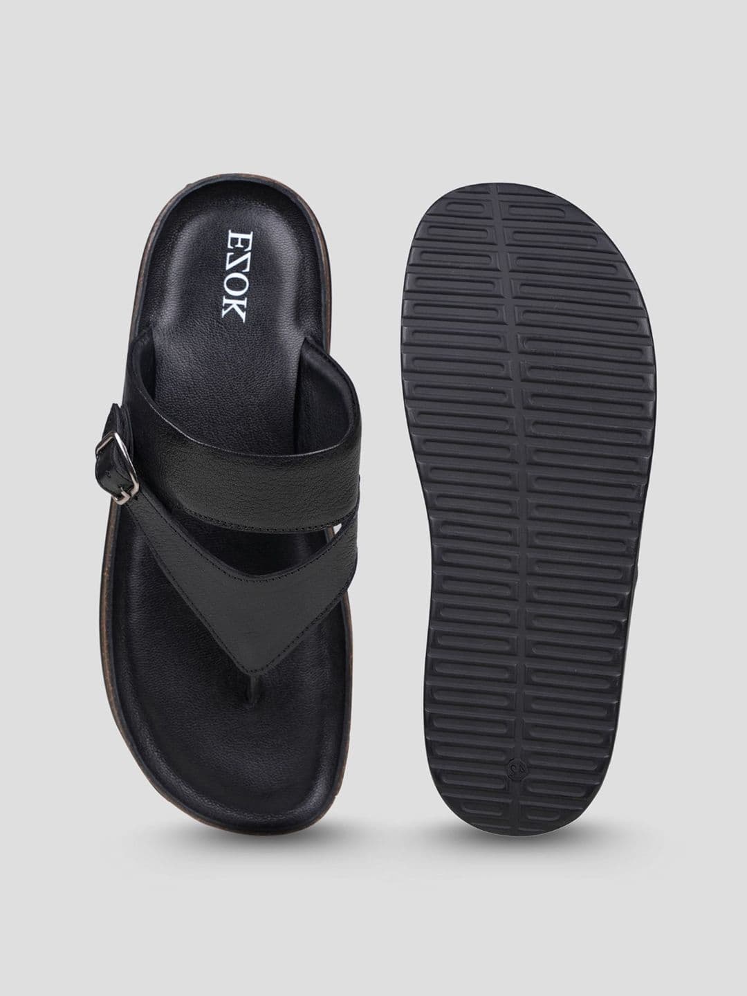 EZOK Men Leather Comfort Sandals thumbnail 2